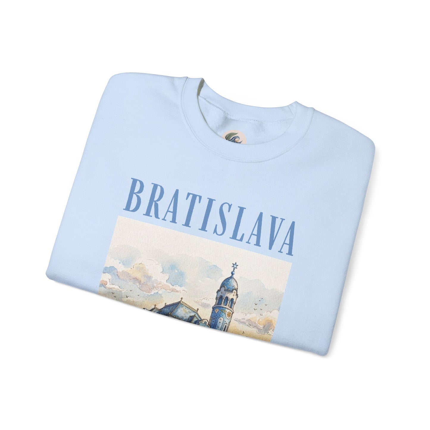 Bratislava Scenic Crewneck Sweatshirt – Vintage Cityscape Graphic