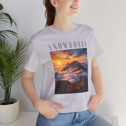 Snowdonia Mountain Sunset T‑Shirt