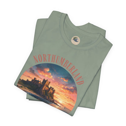 Northumberland Castle Sunset T‑Shirt