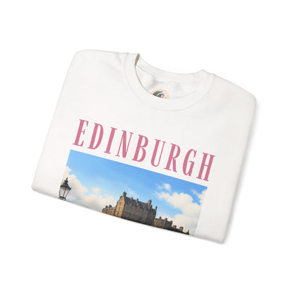 Edinburgh Castle Crewneck Sweatshirt — Scenic Scotland Travel Sweater
