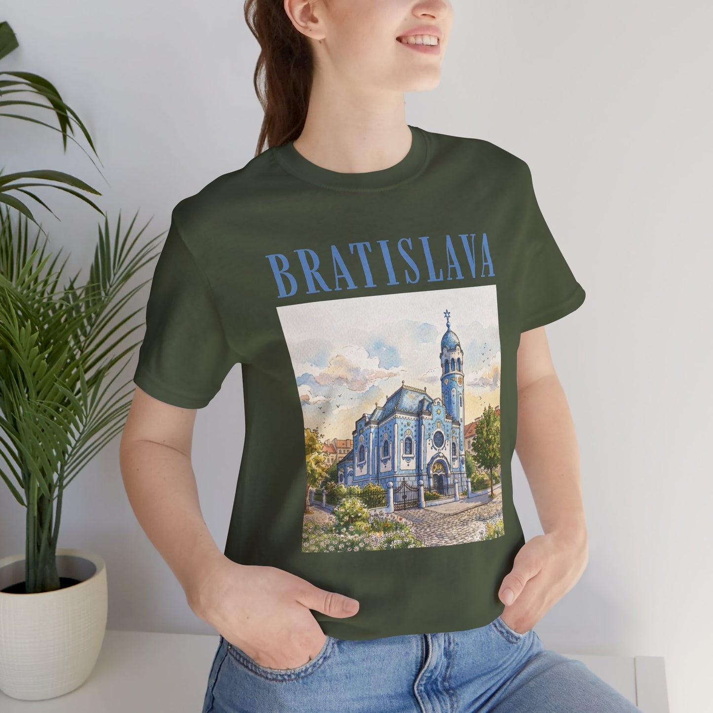 Bratislava Watercolor Church T-Shirt