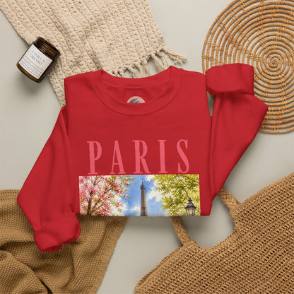 Paris Floral Eiffel Sweatshirt