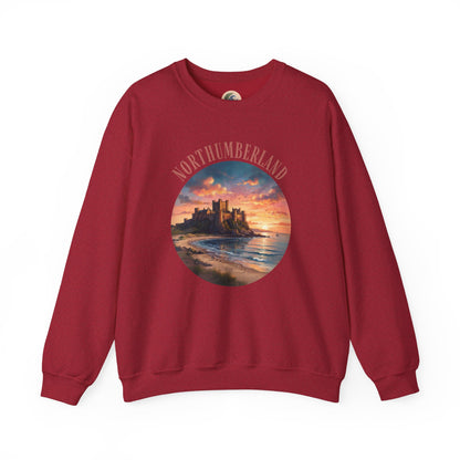 Northumberland Castle Sweatshirt — Scenic Sunset Crewneck