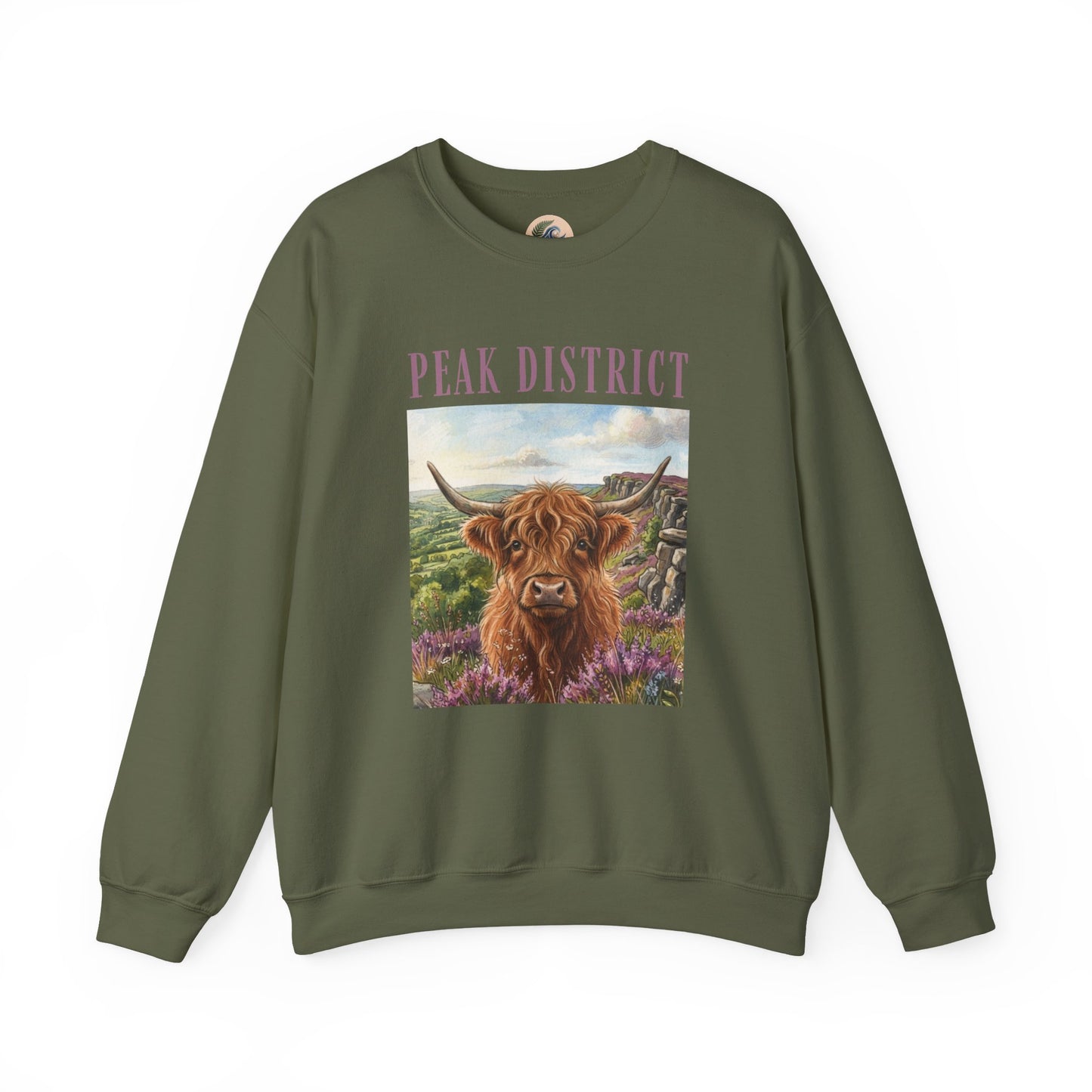 Peak District Highland Cow Sweatshirt
