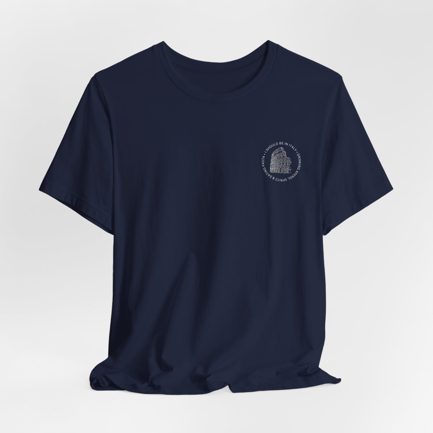Aperol & Pasta Italy Tee — Minimalist Vintage Liberty Graphic T-Shirt