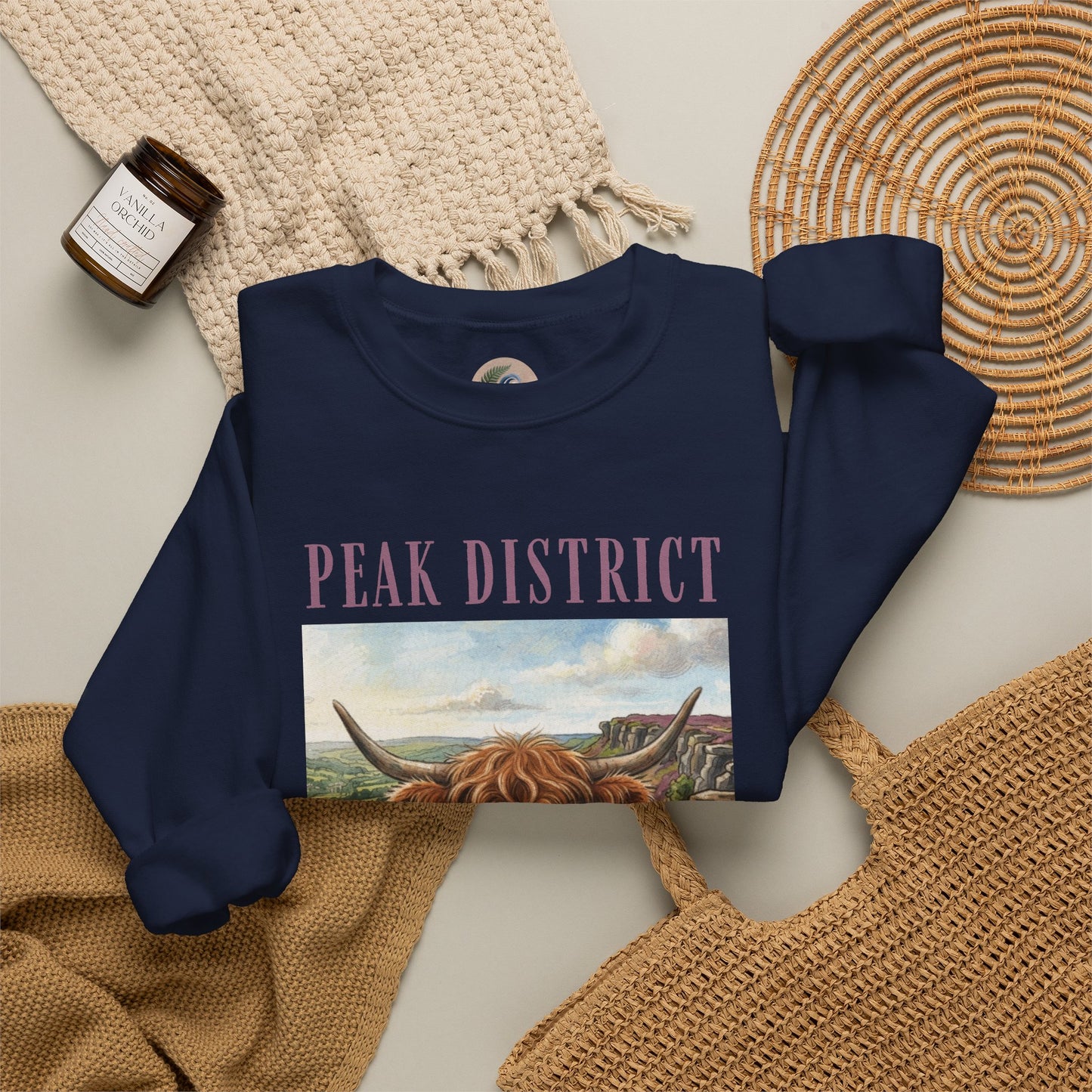 Peak District Highland Cow Sweatshirt