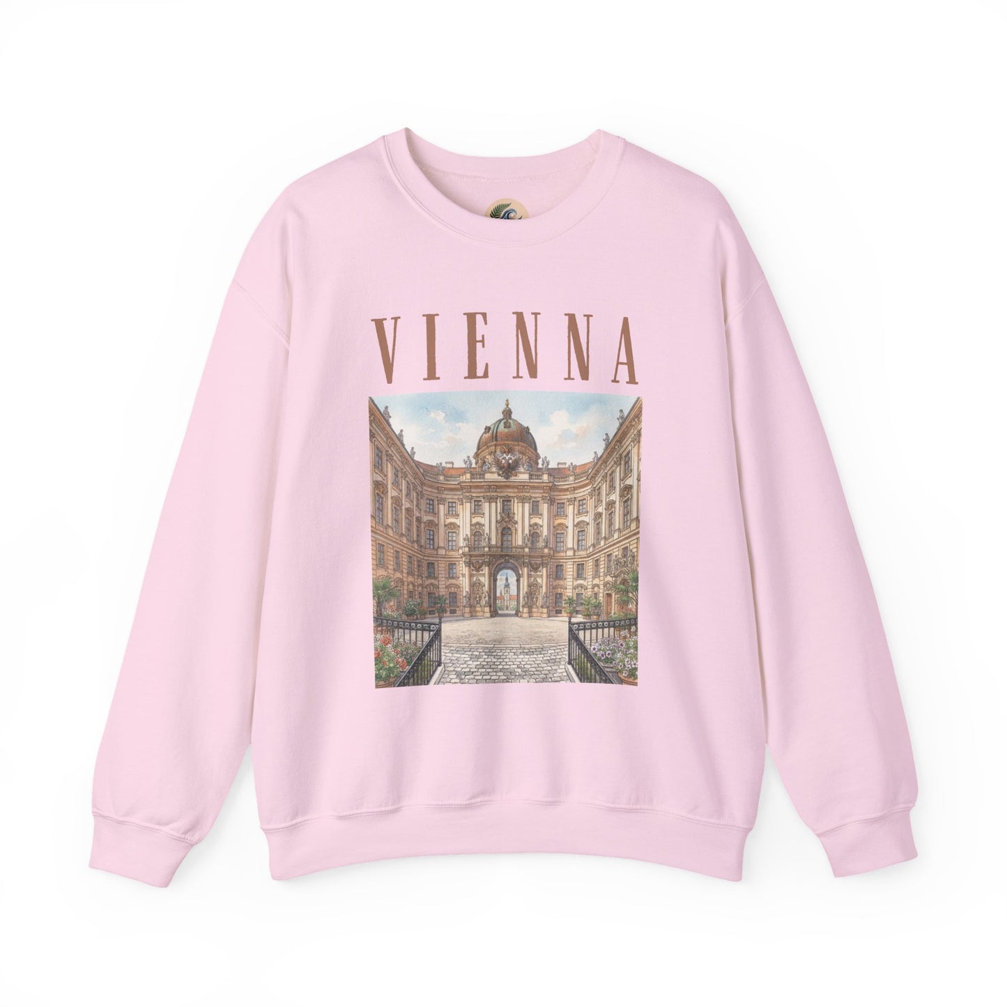 Vienna Palace Crewneck Sweatshirt — Vintage Vienna Travel Sweatshirt