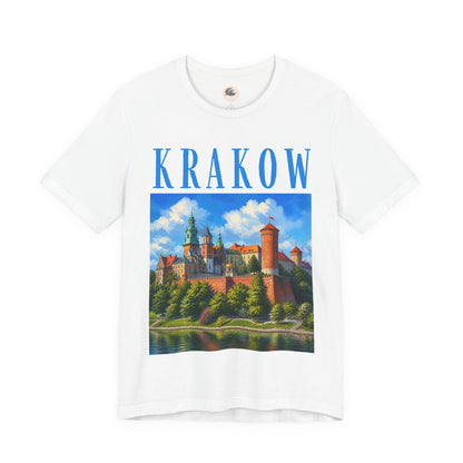 Krakow Castle Graphic Tee – Vintage Polish Travel T‑Shirt