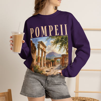 Pompeii Ruins Vintage Crewneck Sweatshirt