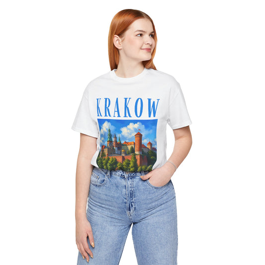 Krakow Castle Graphic Tee – Vintage Polish Travel T‑Shirt