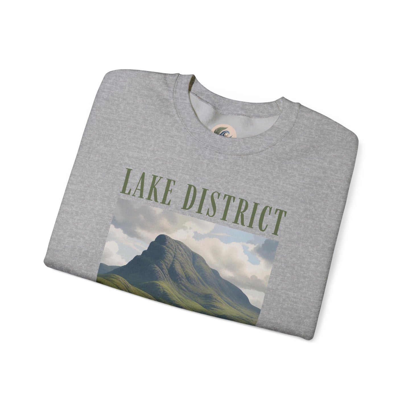 Lake District Scenic Sweatshirt — Vintage Landscape Crewneck