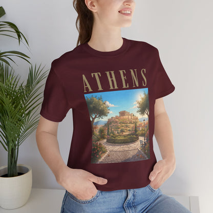 Athens Scenic Tee — Vintage Acropolis Travel T‑Shirt