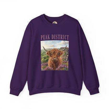 Peak District Highland Cow Sweatshirt