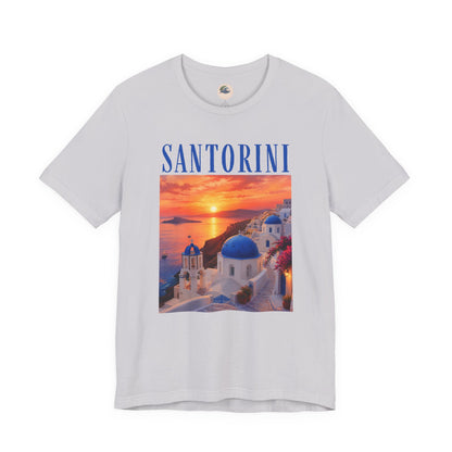 Santorini Sunset Tee — Greek Island Travel T‑Shirt