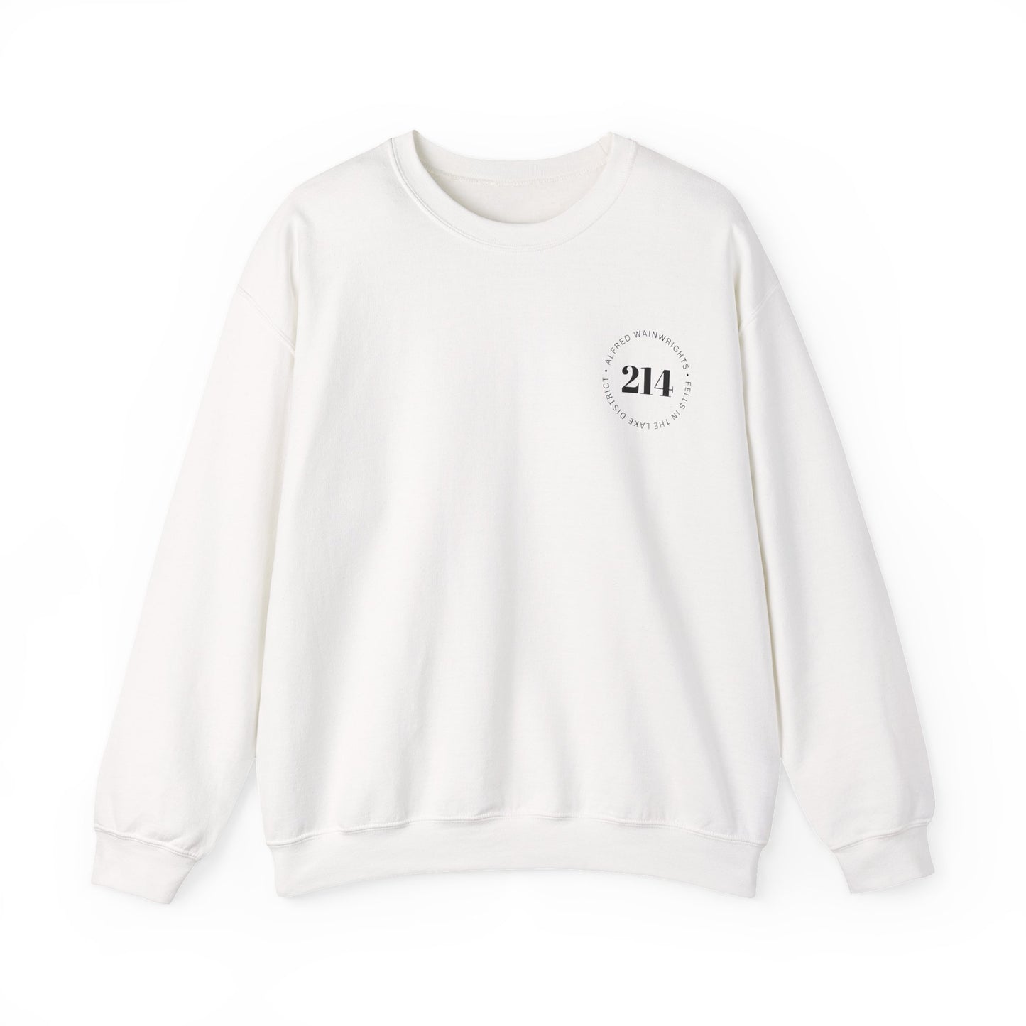 214 Wainwrights Minimalist Crewneck Sweatshirt — Small Chest Logo