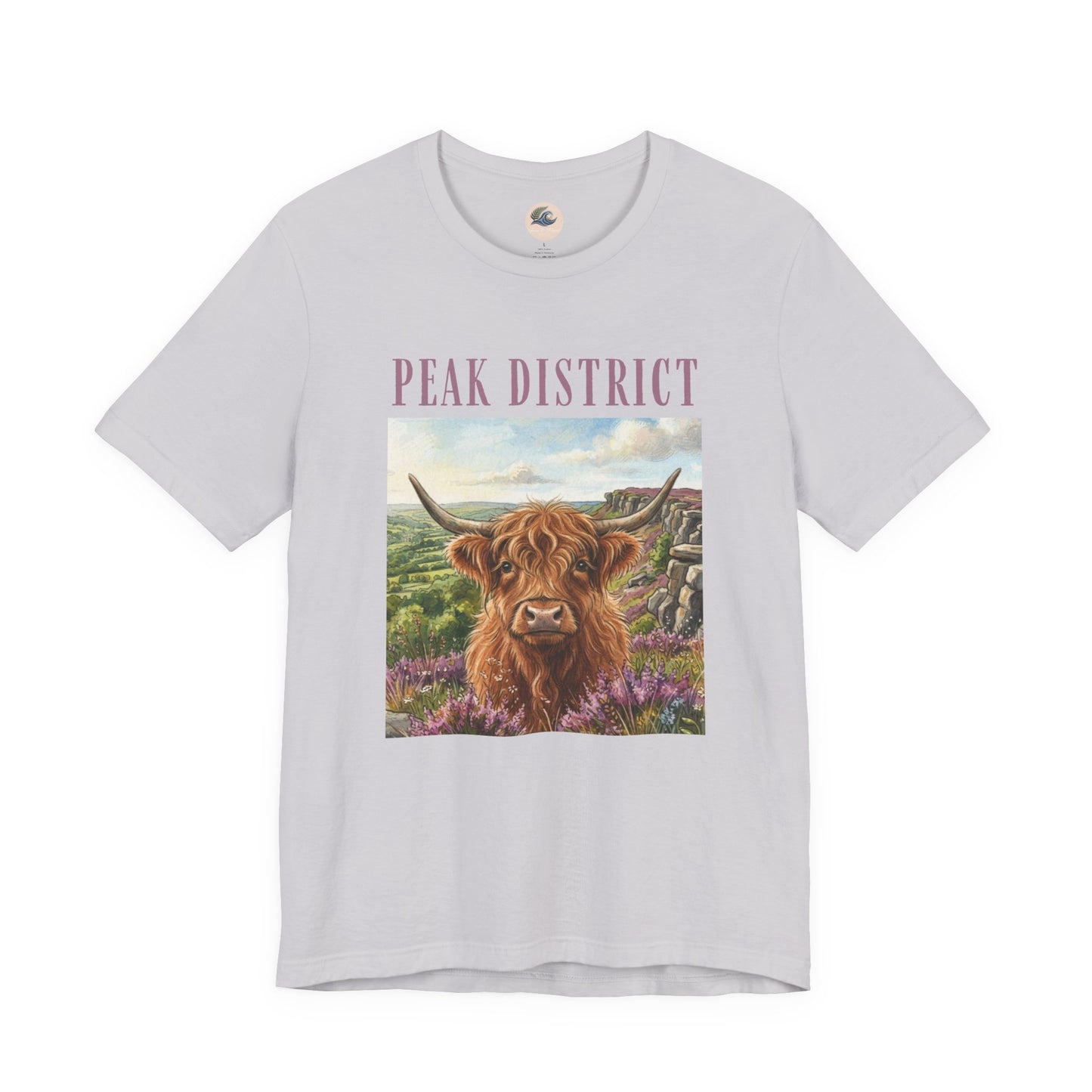 Peak District Highland Cow T‑Shirt