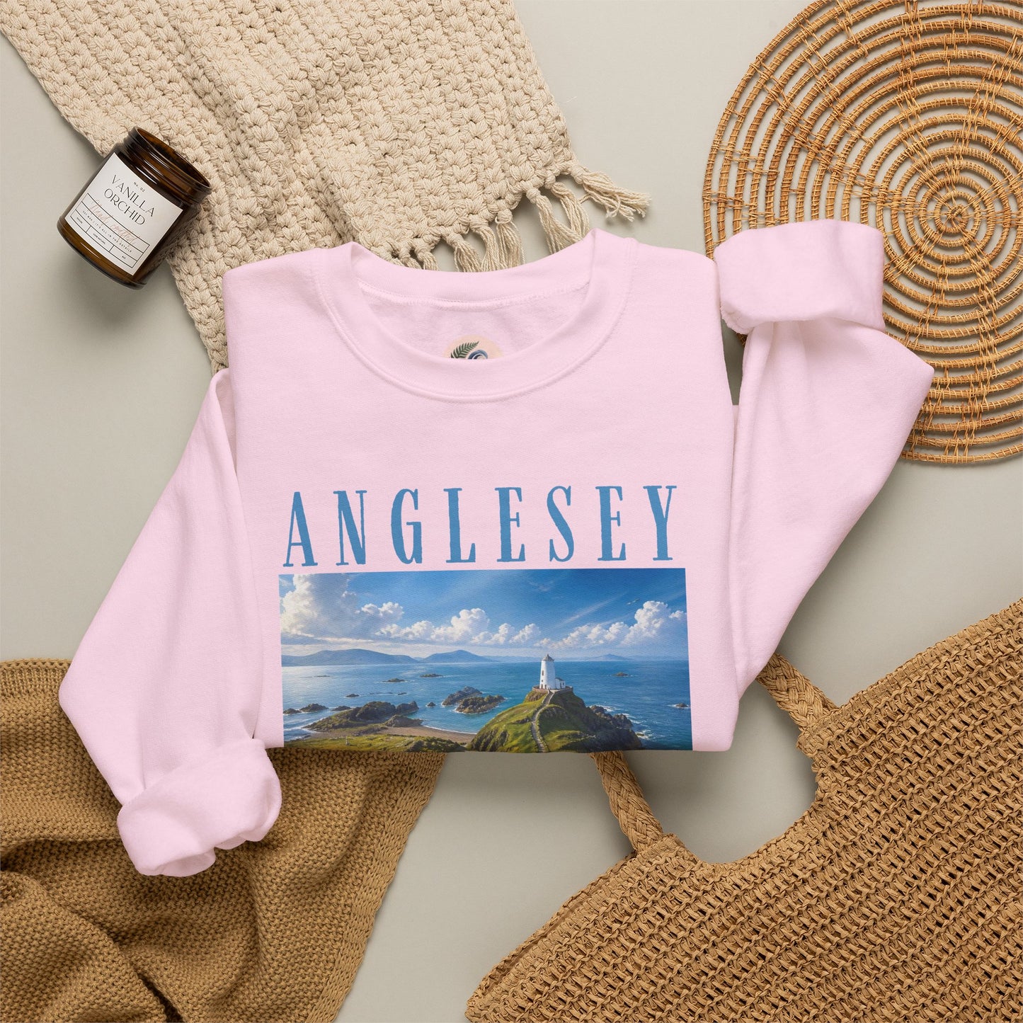 Anglesey Scenic Sweatshirt — Coastal Landscape Crewneck