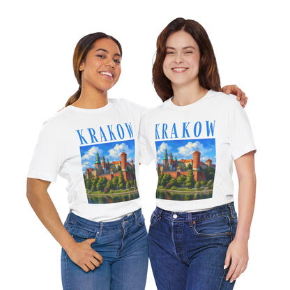 Krakow Castle Graphic Tee – Vintage Polish Travel T‑Shirt