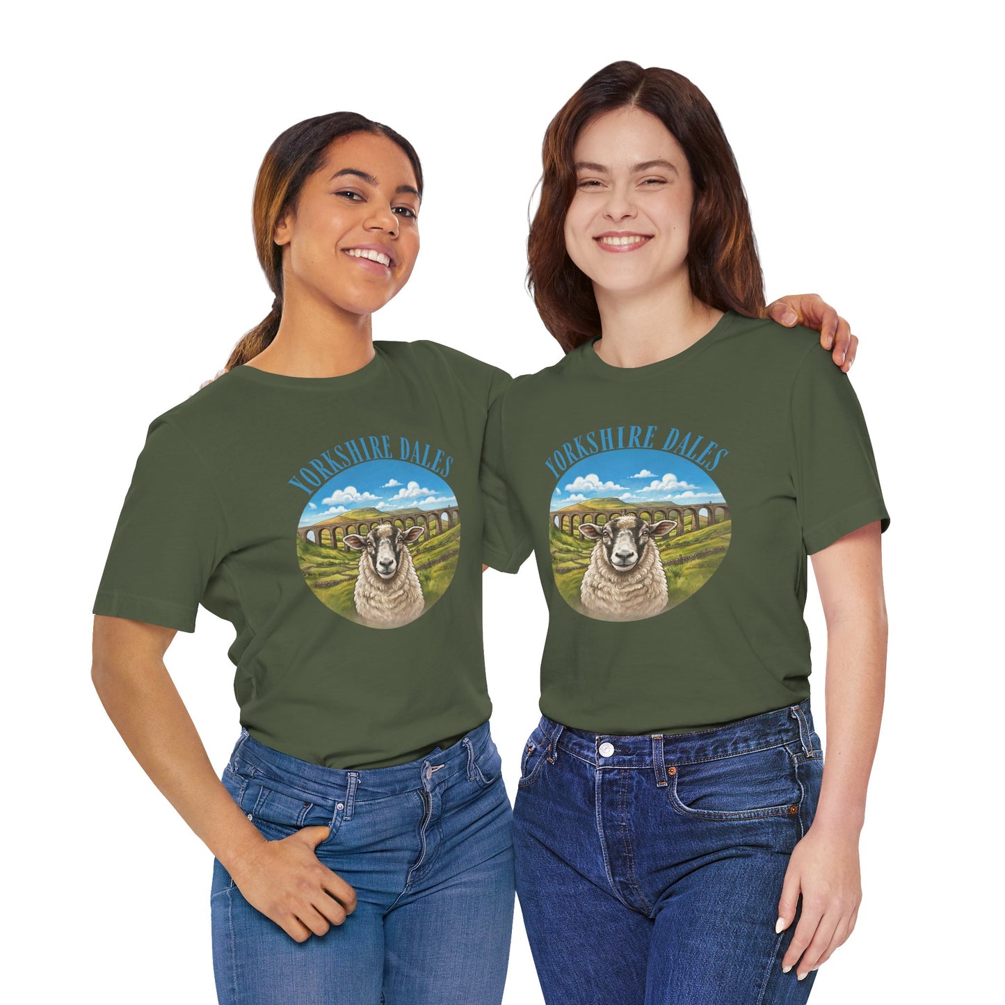 Yorkshire Dales Sheep T-Shirt — Scenic Countryside Tee