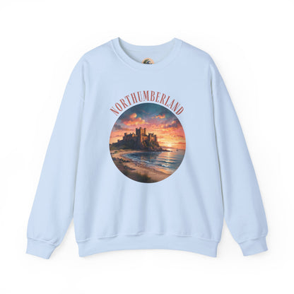 Northumberland Castle Sweatshirt — Scenic Sunset Crewneck