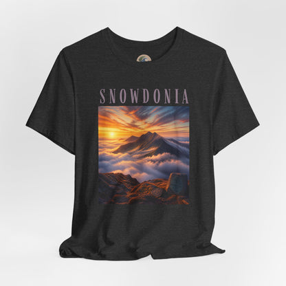 Snowdonia Mountain Sunset T‑Shirt