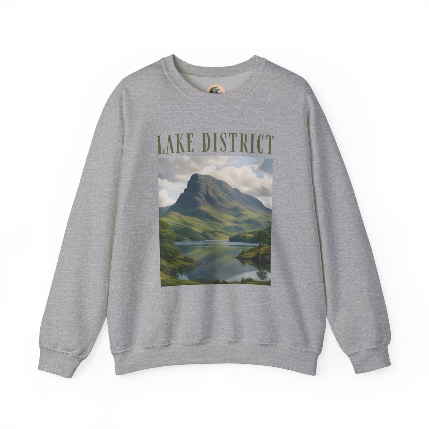 Lake District Scenic Sweatshirt — Vintage Landscape Crewneck