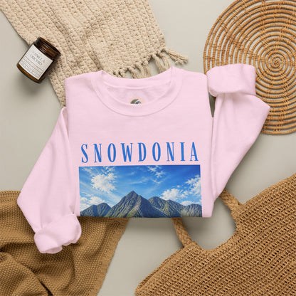Glyderau Landscape - Snowdonia Mountain Crewneck Sweatshirt