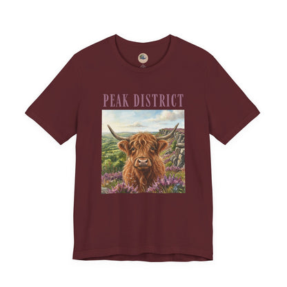 Peak District Highland Cow T‑Shirt