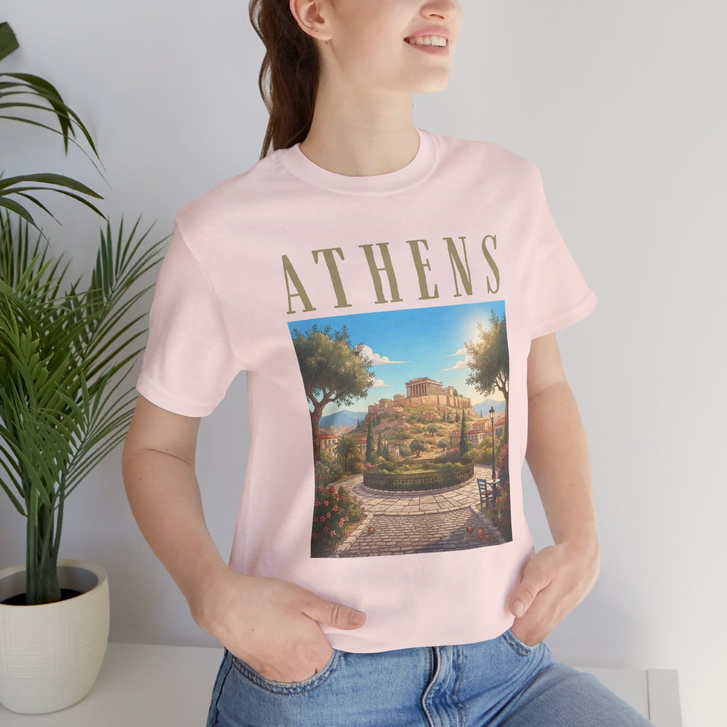 Athens Scenic Tee — Vintage Acropolis Travel T‑Shirt
