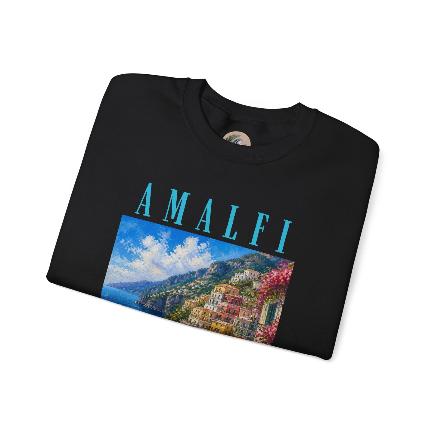 Amalfi Coast Scenic Crewneck Sweatshirt