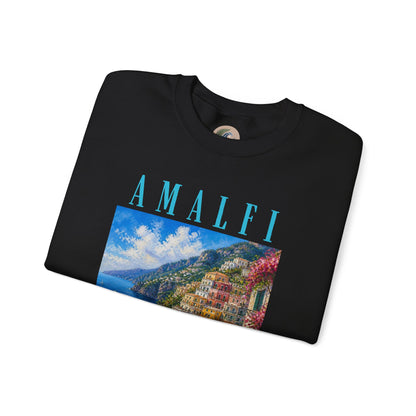 Amalfi Coast Scenic Crewneck Sweatshirt