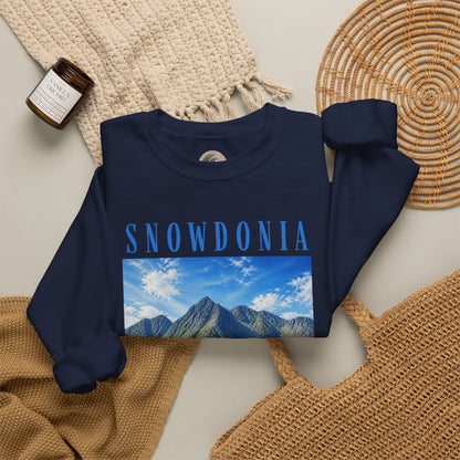 Glyderau Landscape - Snowdonia Mountain Crewneck Sweatshirt