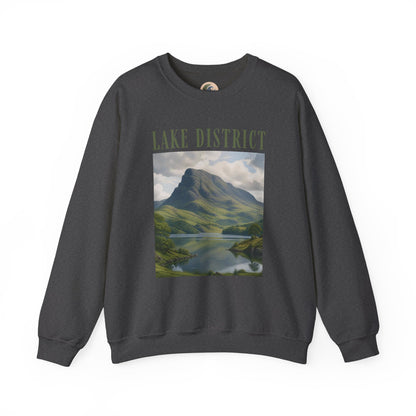 Lake District Scenic Sweatshirt — Vintage Landscape Crewneck