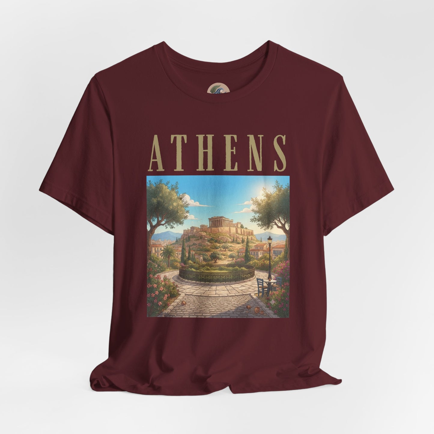 Athens Scenic Tee — Vintage Acropolis Travel T‑Shirt