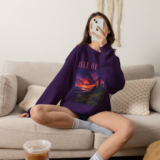 Isle of Skye Sweatshirt — Scottish Sunset Graphic Crewneck
