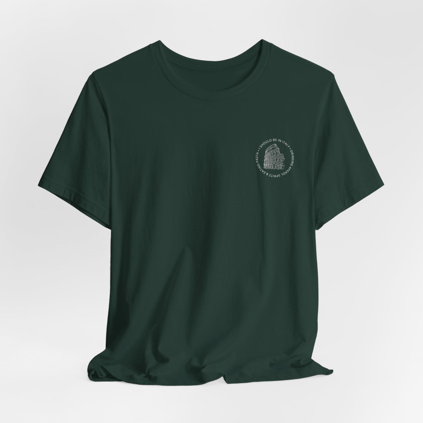 Aperol & Pasta Italy Tee — Minimalist Vintage Liberty Graphic T-Shirt