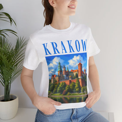 Krakow Castle Graphic Tee – Vintage Polish Travel T‑Shirt