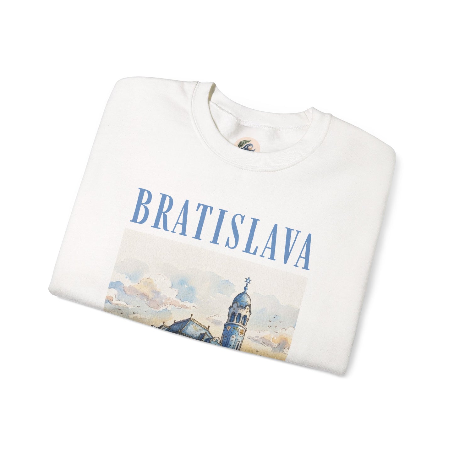 Bratislava Scenic Crewneck Sweatshirt – Vintage Cityscape Graphic