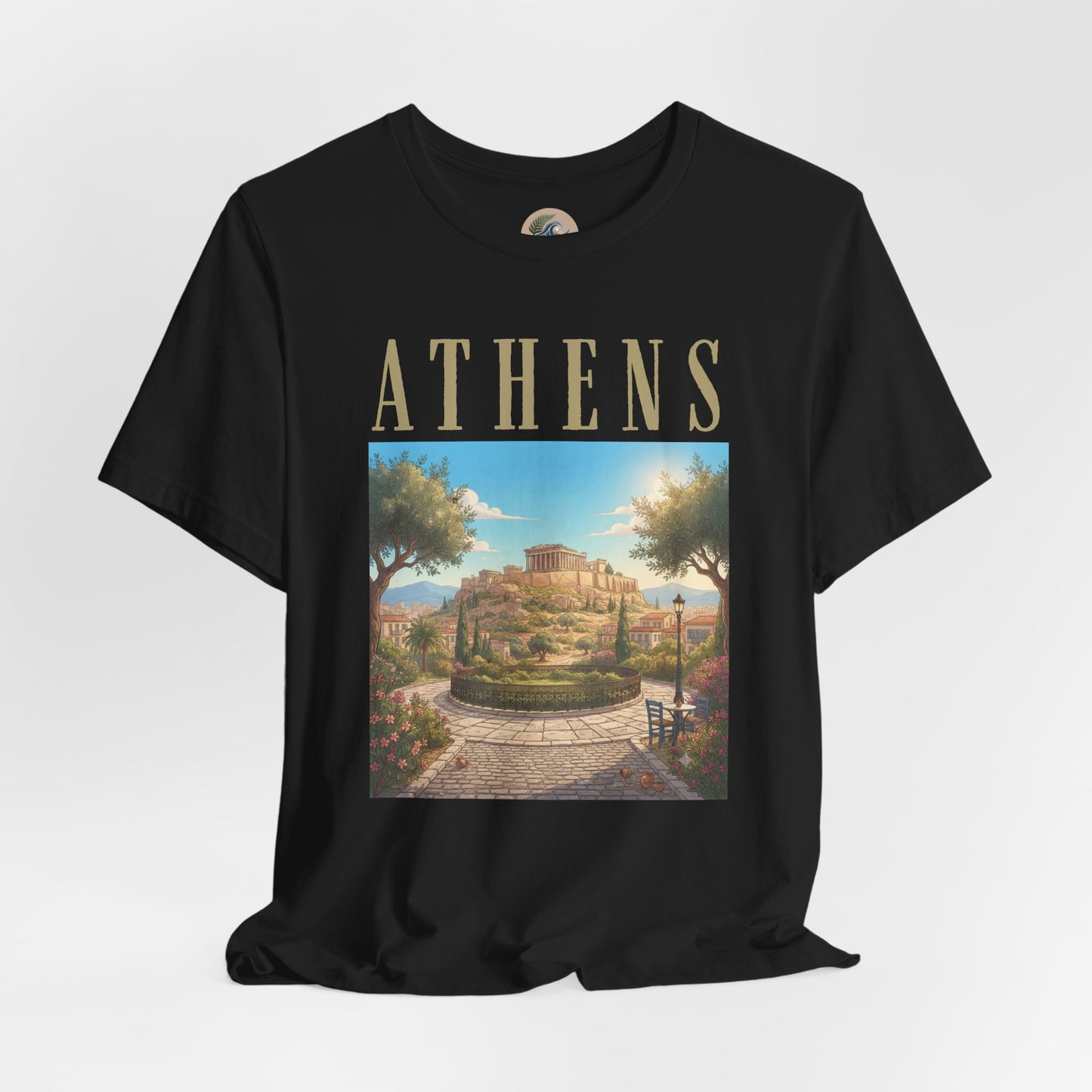 Athens Scenic Tee — Vintage Acropolis Travel T‑Shirt