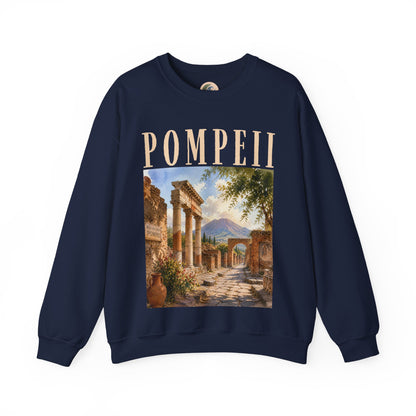 Pompeii Ruins Vintage Crewneck Sweatshirt