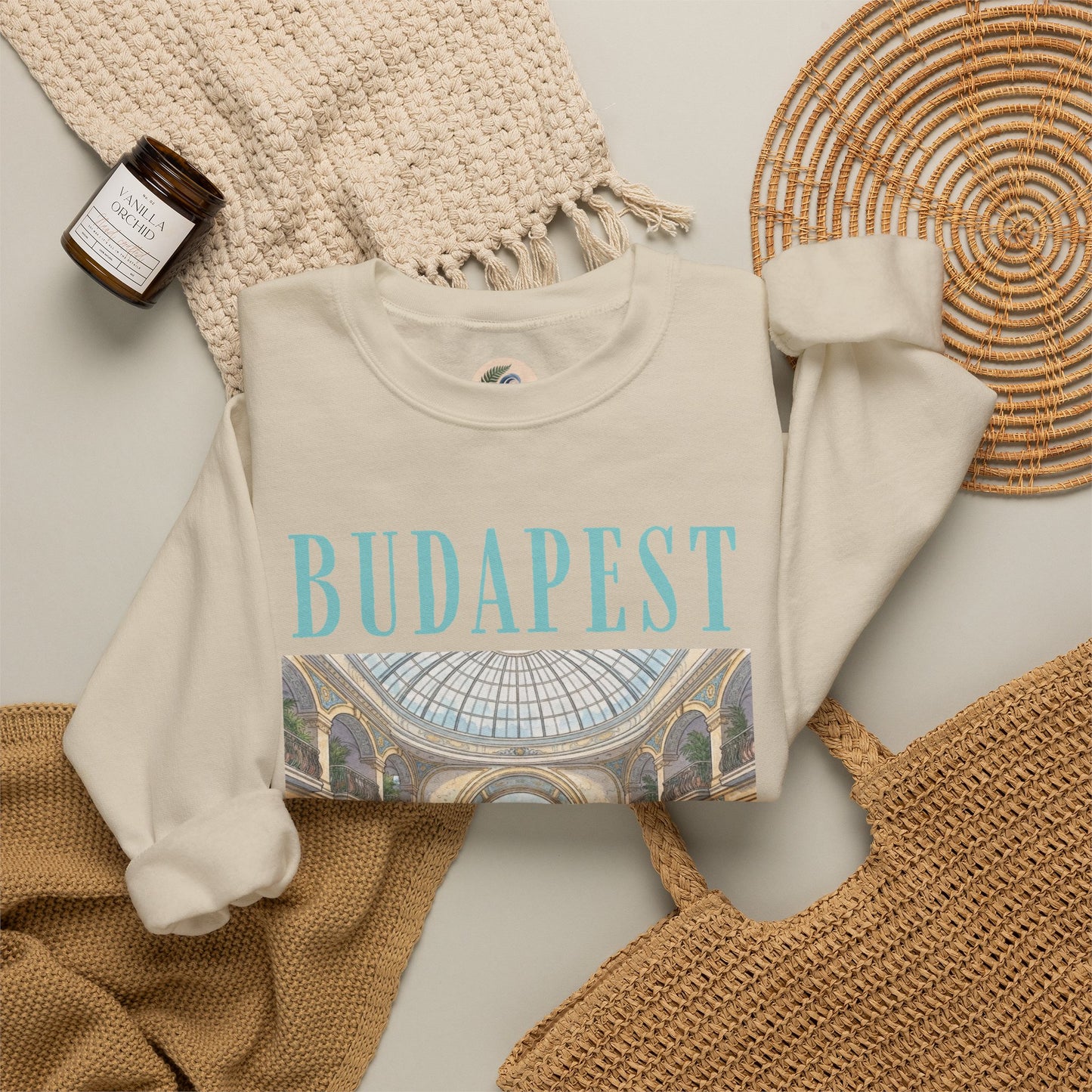 Budapest Thermal Bath Crewneck Sweatshirt