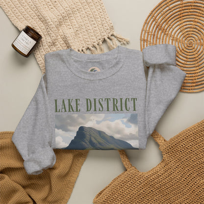 Lake District Scenic Sweatshirt — Vintage Landscape Crewneck