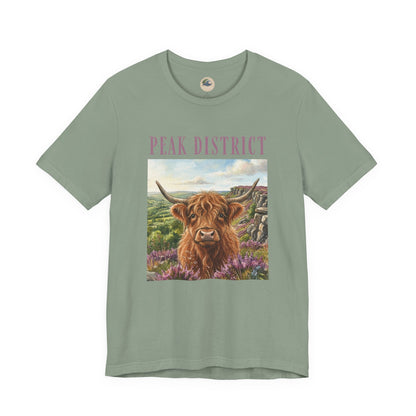 Peak District Highland Cow T‑Shirt