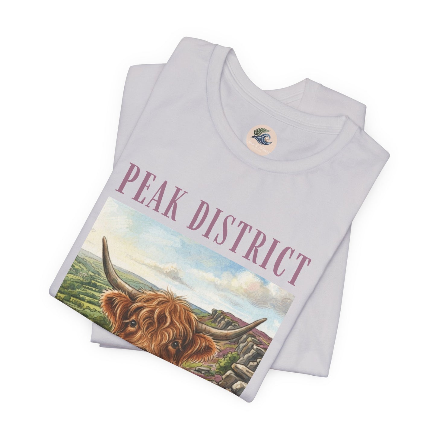 Peak District Highland Cow T‑Shirt