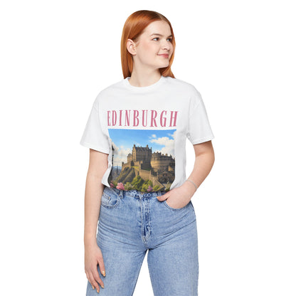 Edinburgh Castle Photo Tee – Vintage Travel T‑Shirt