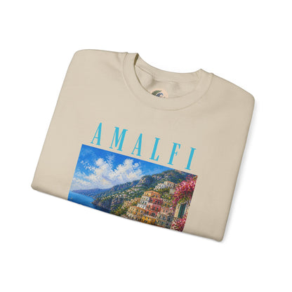 Amalfi Coast Scenic Crewneck Sweatshirt