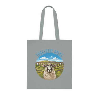 Yorkshire Dales Tote Bag – Scenic Sheep Cotton Tote for Country Lovers