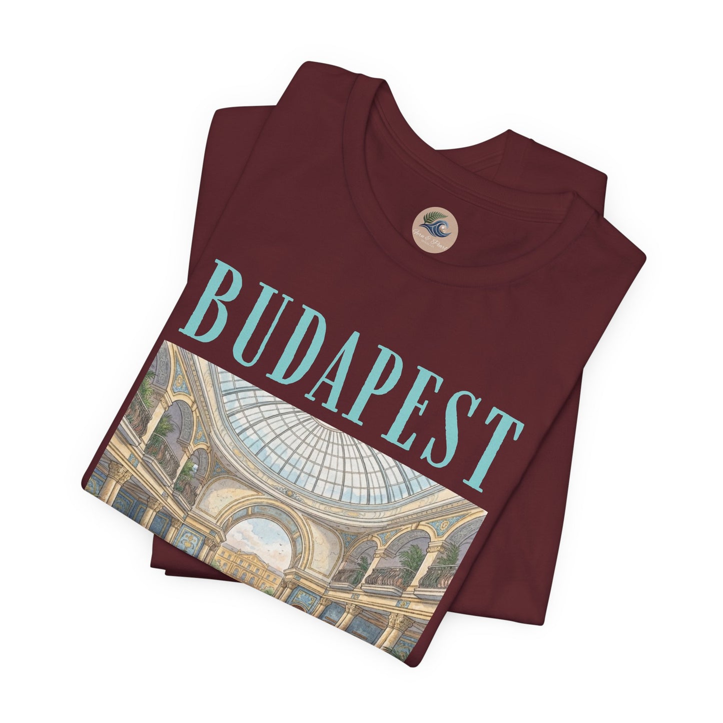 Budapest Thermal Baths Graphic Tee — Vintage Spa Travel T-Shirt