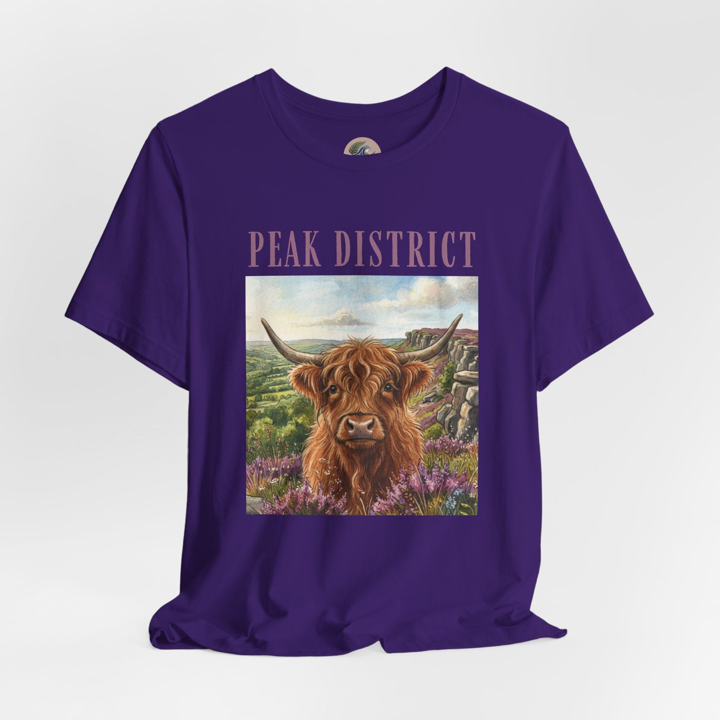 Peak District Highland Cow T‑Shirt