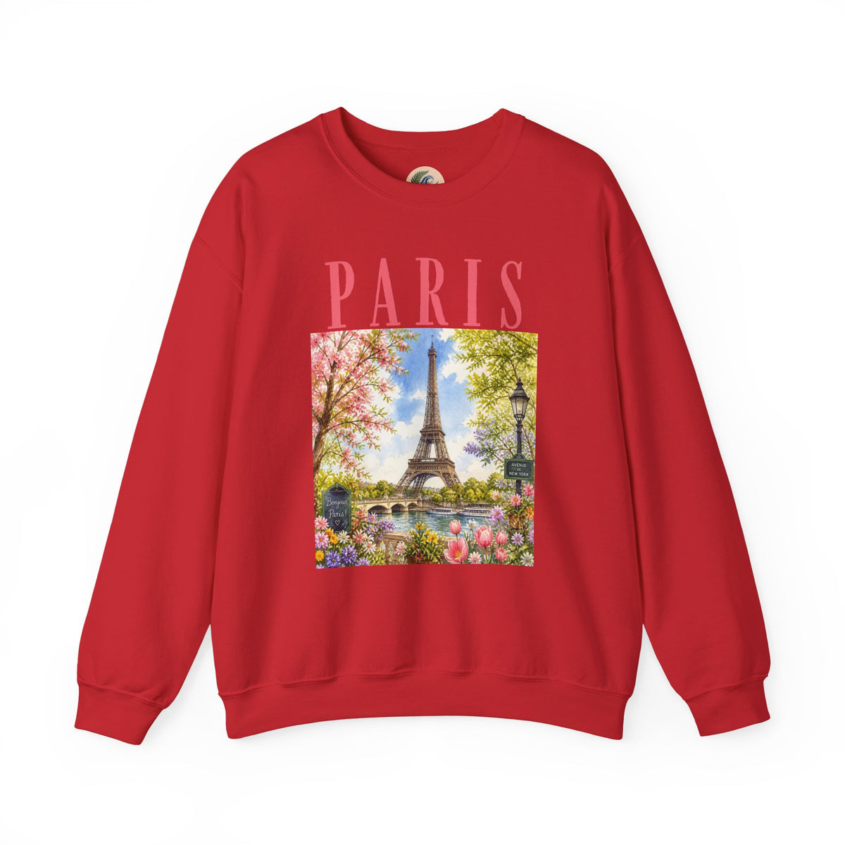Paris Floral Eiffel Sweatshirt
